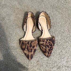 A New Day, cheetah print shoes, flats, 7 1/2